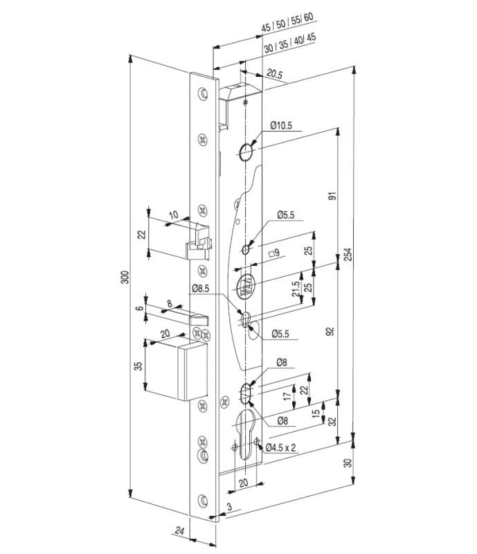 ABLOY EL420 92/30/24 P/L + EA420 - náhled 2