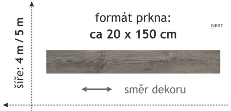 VINYL A1 LONG LIFE TEX Fortex 2944 - 500 cm - náhled 3