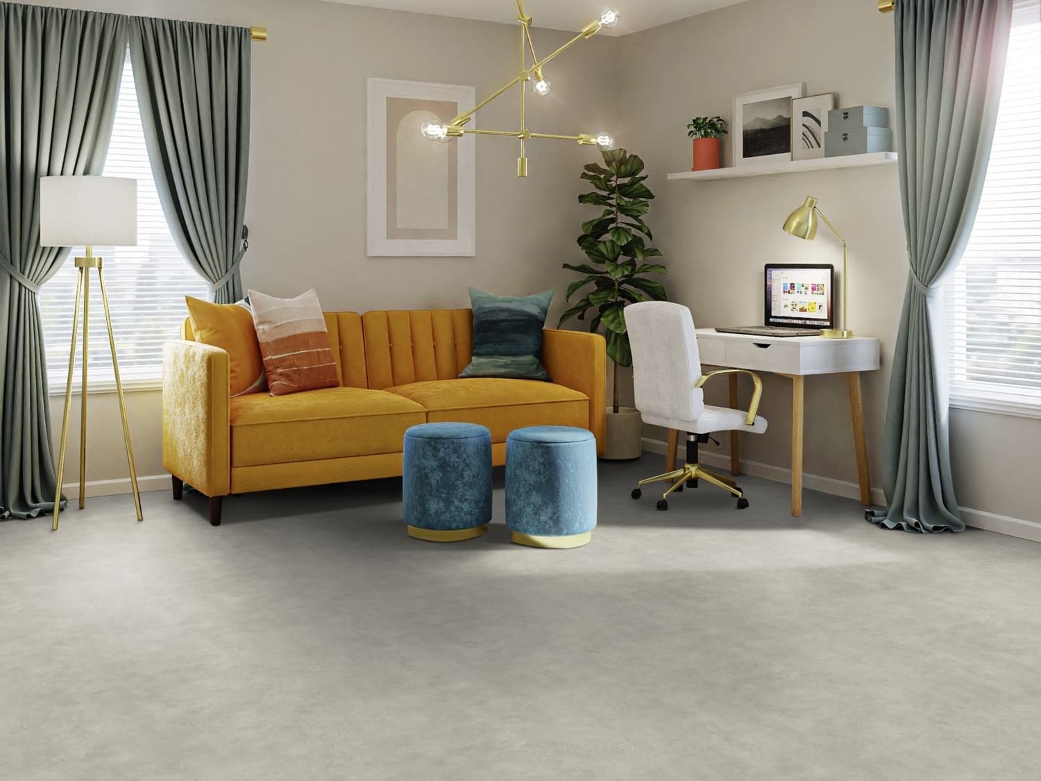 Gerflor DesignTex Storm Grey - 2m - náhled 4