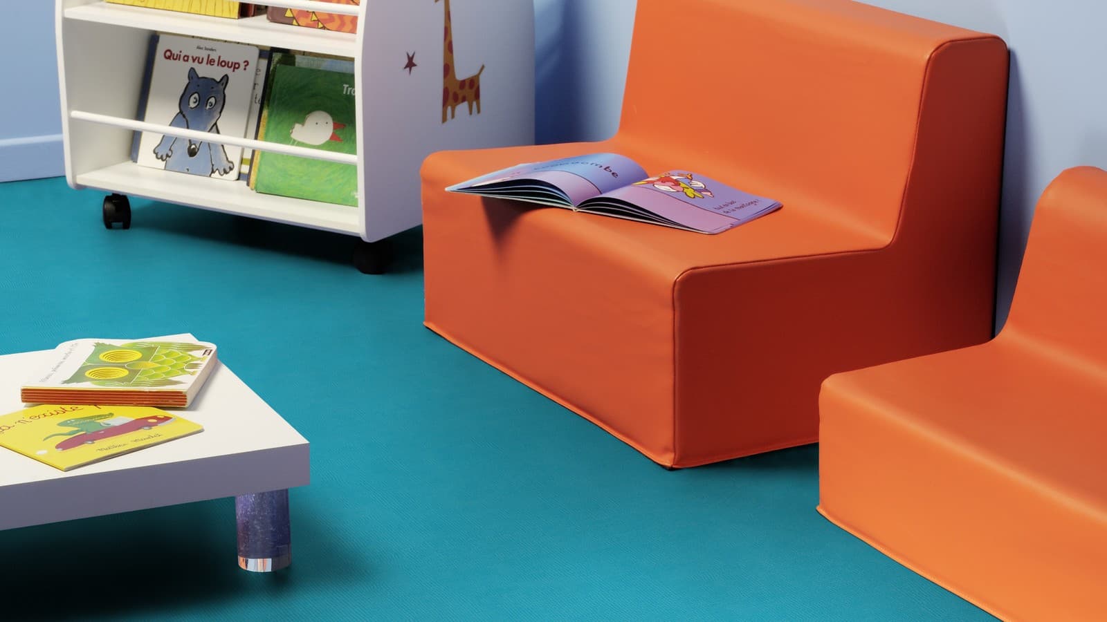 Gerflor Taralay Initial Compact Diversion Turquoise 0825 - náhled 2