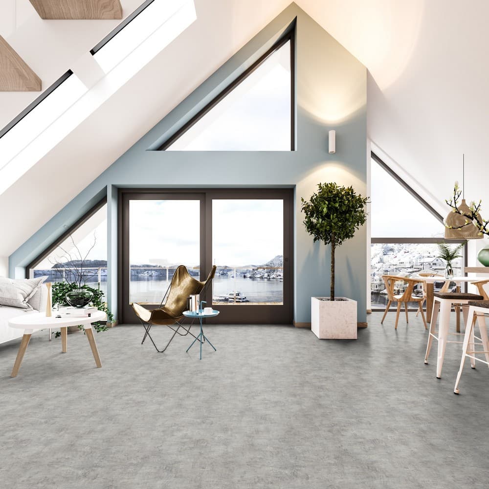 Gerflor HQR Rough Light Grey 2225 - 2m - náhled 4