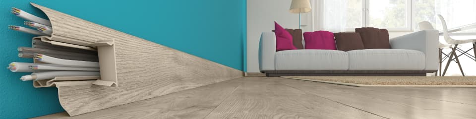 Soklová plastová lišta Smart Izzi Olše Medová 759 - náhled 3