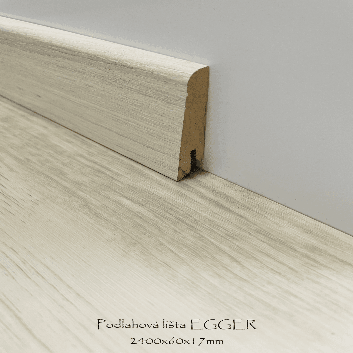Podlahové lišty EGGER 2400x60x17mm