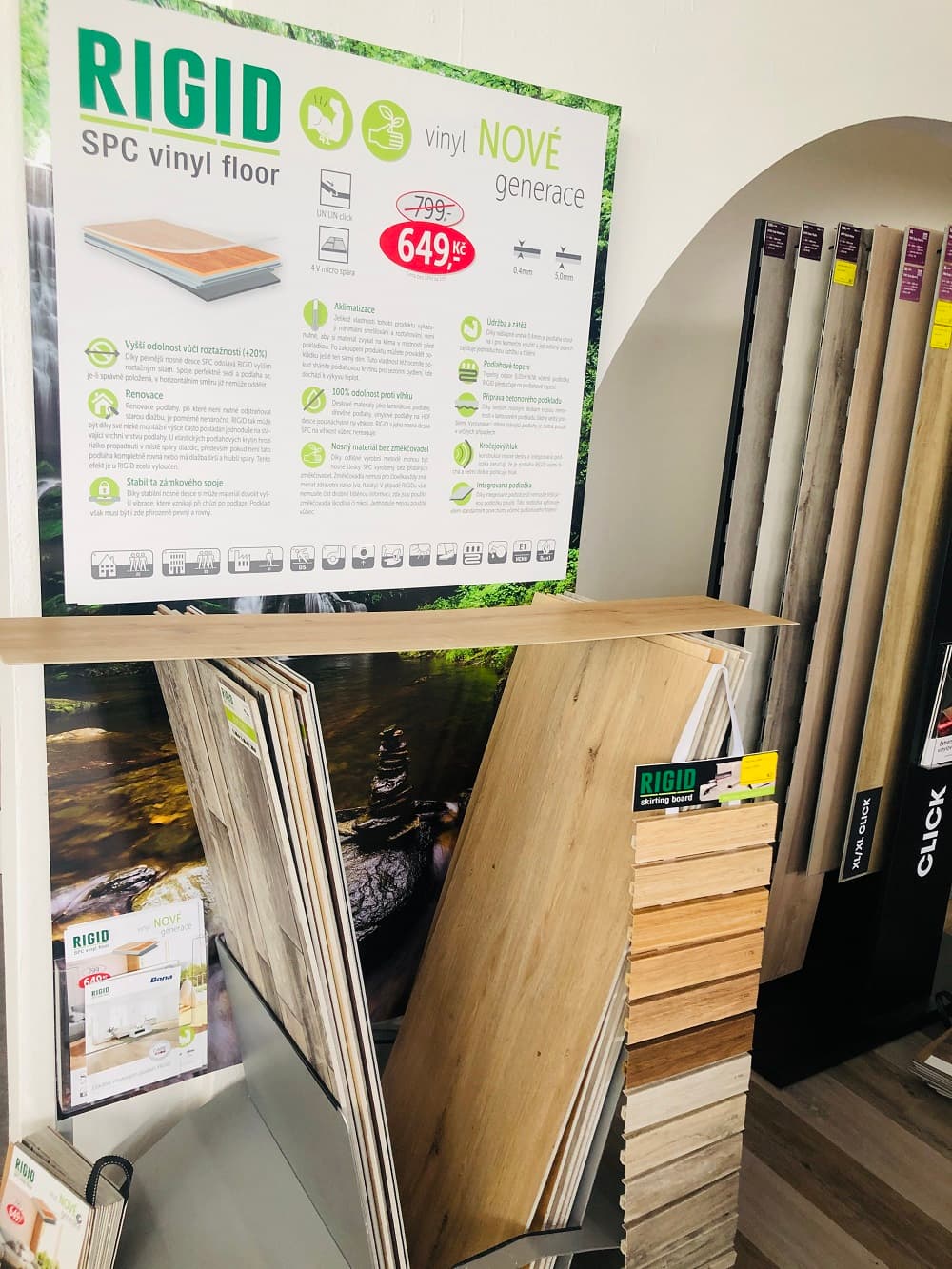 Rigid Vinyl Floor click Dub country 8009 - náhled 5