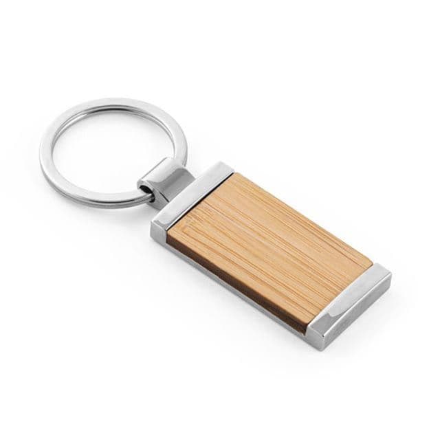 Přívěšek bambusový obdélníkový 47x22mm