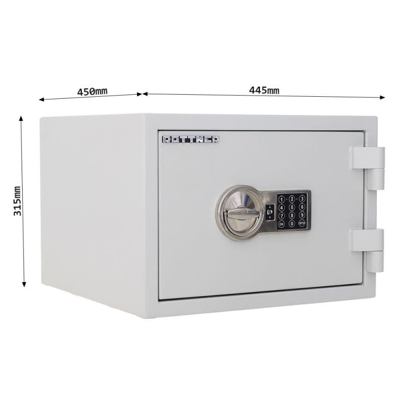 Rottner Fire Safe 30 EL nábytkový ohnivzdorný trezor šedý - náhled 4