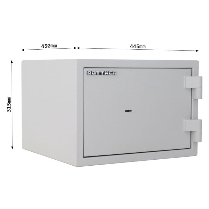 Rottner Fire Safe 30 nábytkový ohnivzdorný trezor šedý - náhled 4