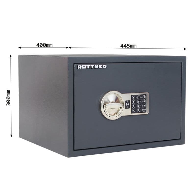 Rottner PowerSafe 300 EL nábytkový elektronický trezor antracit - náhled 4