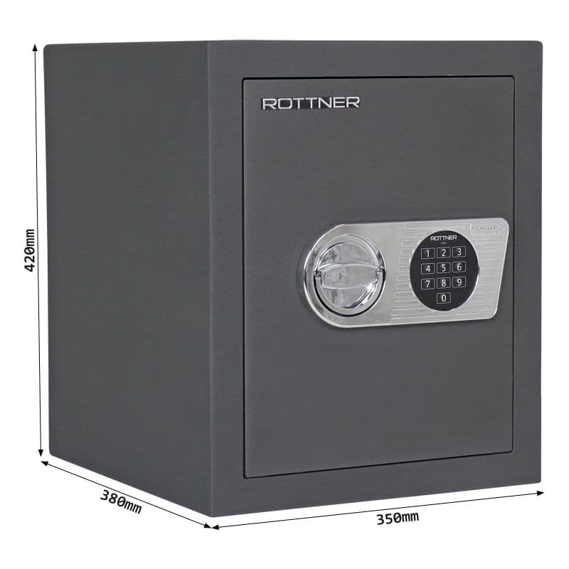 Rottner Toscana 50 EL nábytkový elektronický trezor antracit - náhled 5