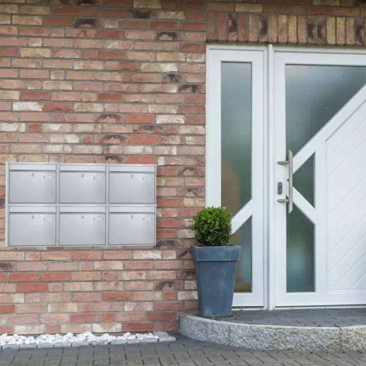 Rottner BKS 6 stojanové poštovní schránky nerez - náhled 4
