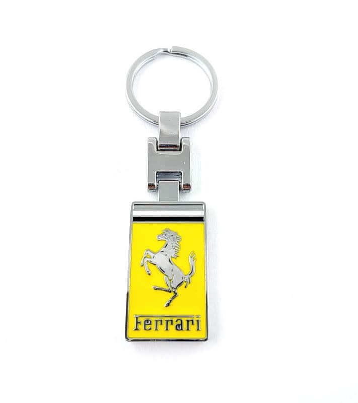Přívěšek na klíče FERRARI žlutý