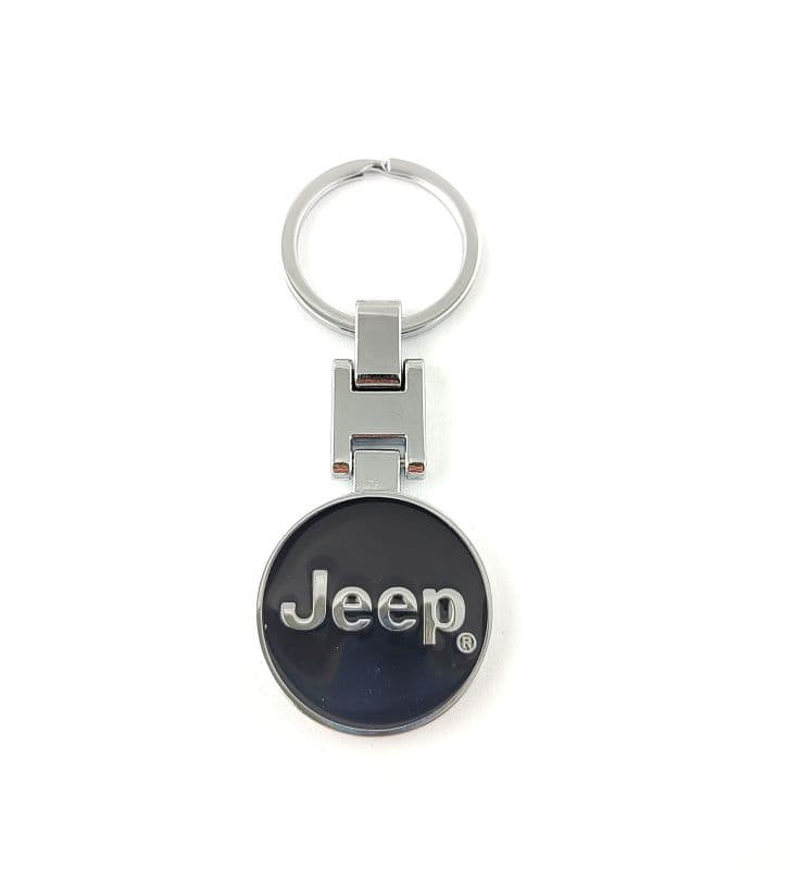 Přívěšek na klíče JEEP černý