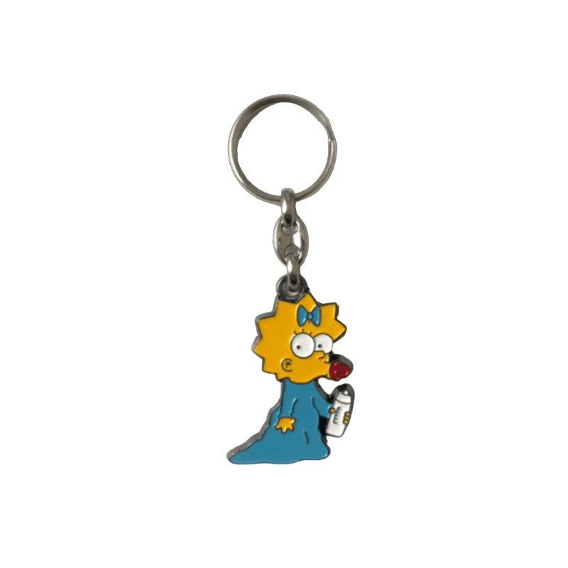 Přívěsek na klíče Simpsonovi Maggie s lahví