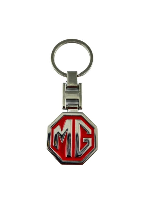 Přívěšek na klíče MG červený