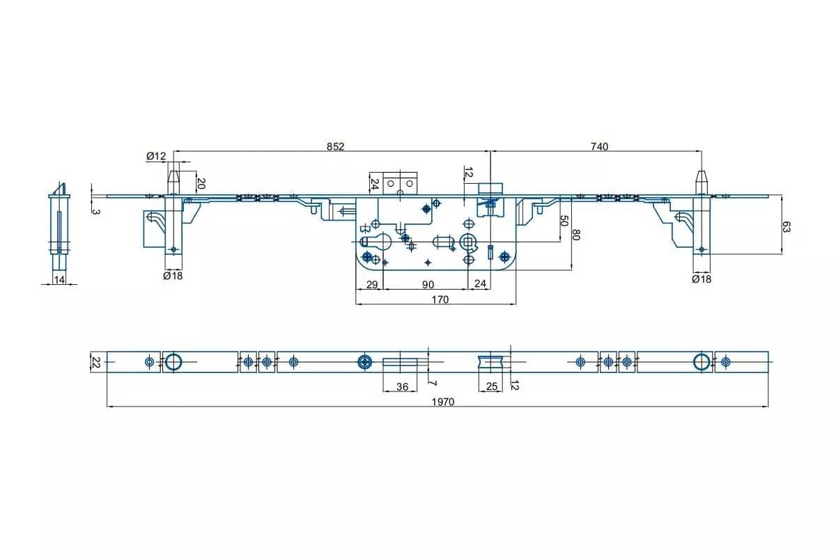 Hobes K 119 90/50/22x1970 P/L - náhled 2