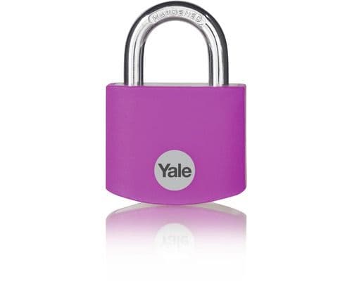 Visací zámek Yale ALU YE3B 25mm růžový