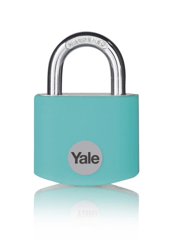 Visací zámek Yale ALU YE3B 25mm tyrkysový