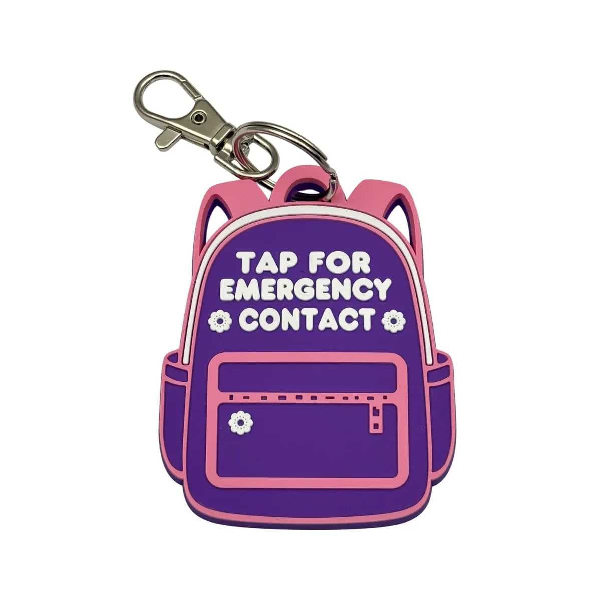 Emergency NFC čip batoh fialová růžová