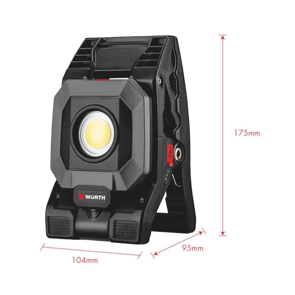 Würth dobíjecí pracovní LED svítilna se svorkou Ergopower CLAMP - náhled 4