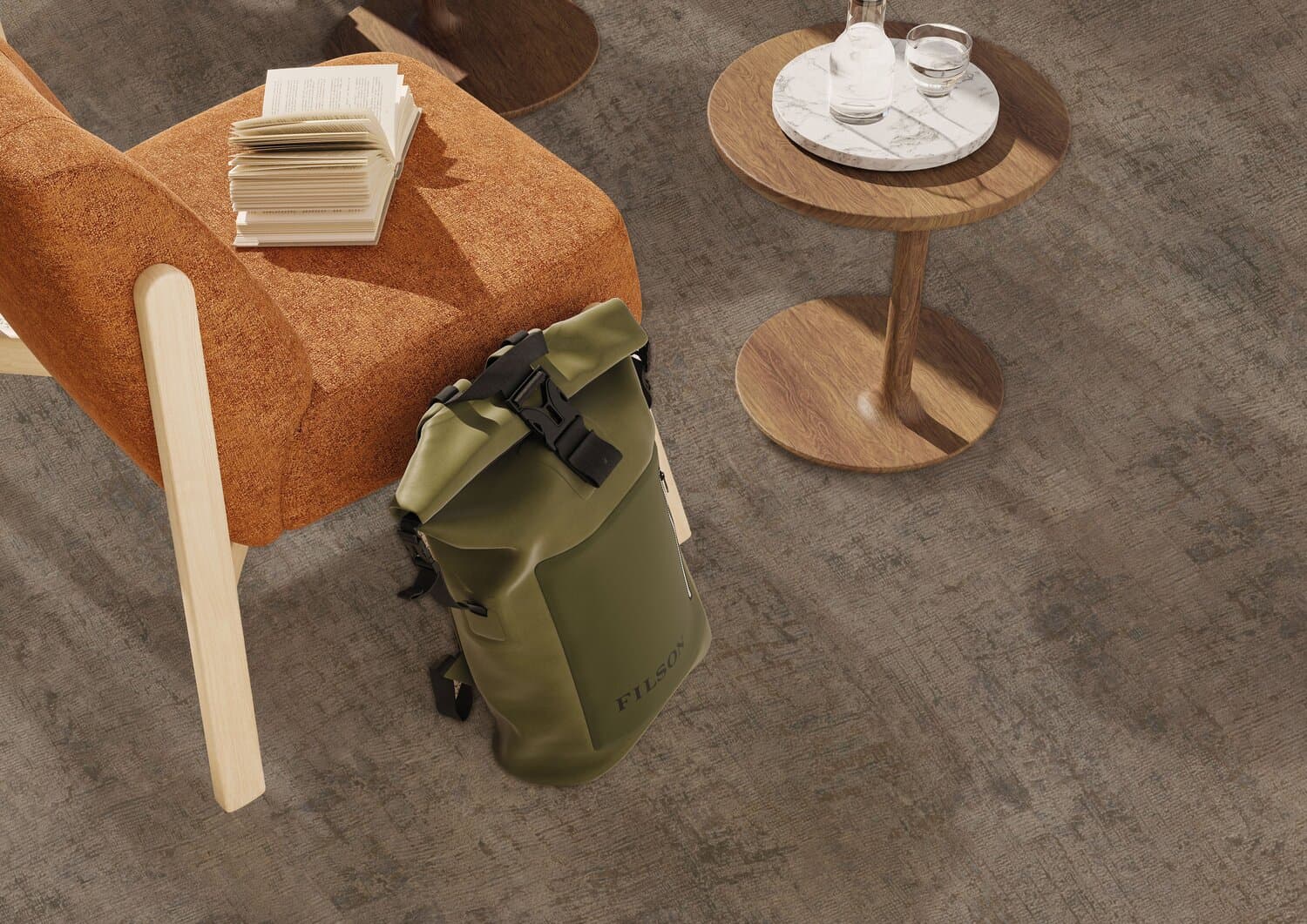 Gerflor Taralay Libertex Rough Chocolate 2219 - 4m - náhled 3