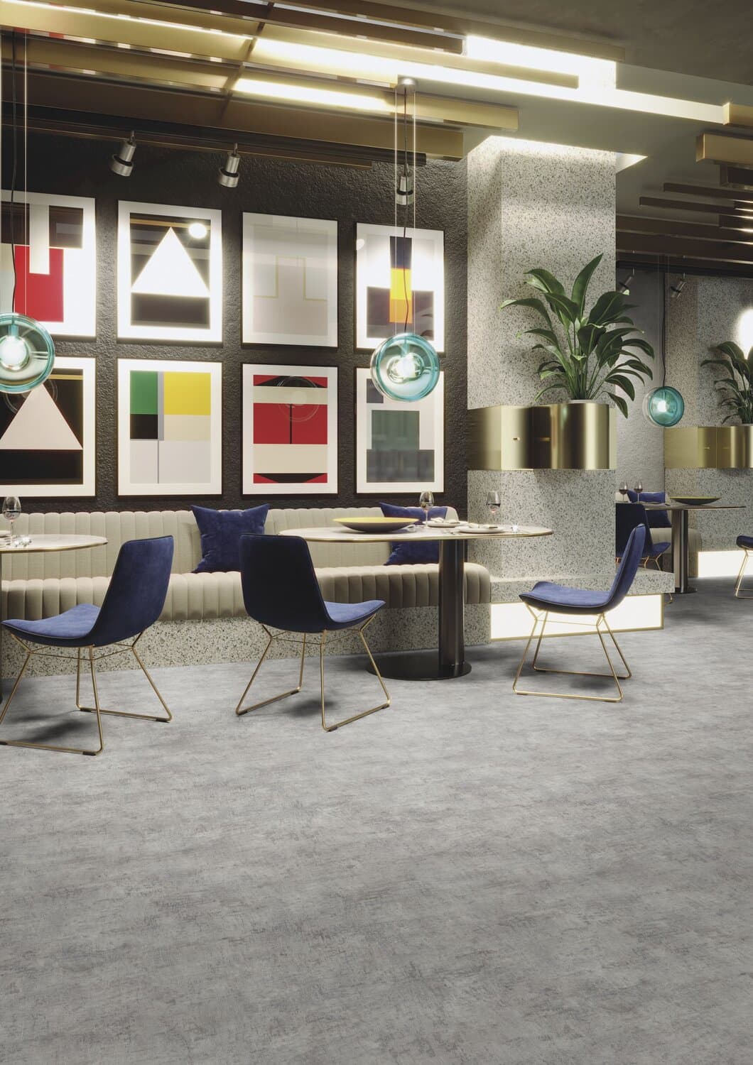 Gerflor Taralay Libertex Rough Light Grey 2225 - 4m - náhled 3