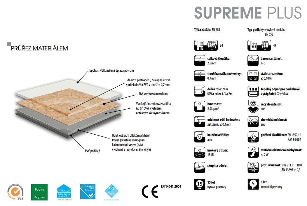 Tarkett Supreme plus 5624016 - náhled 2