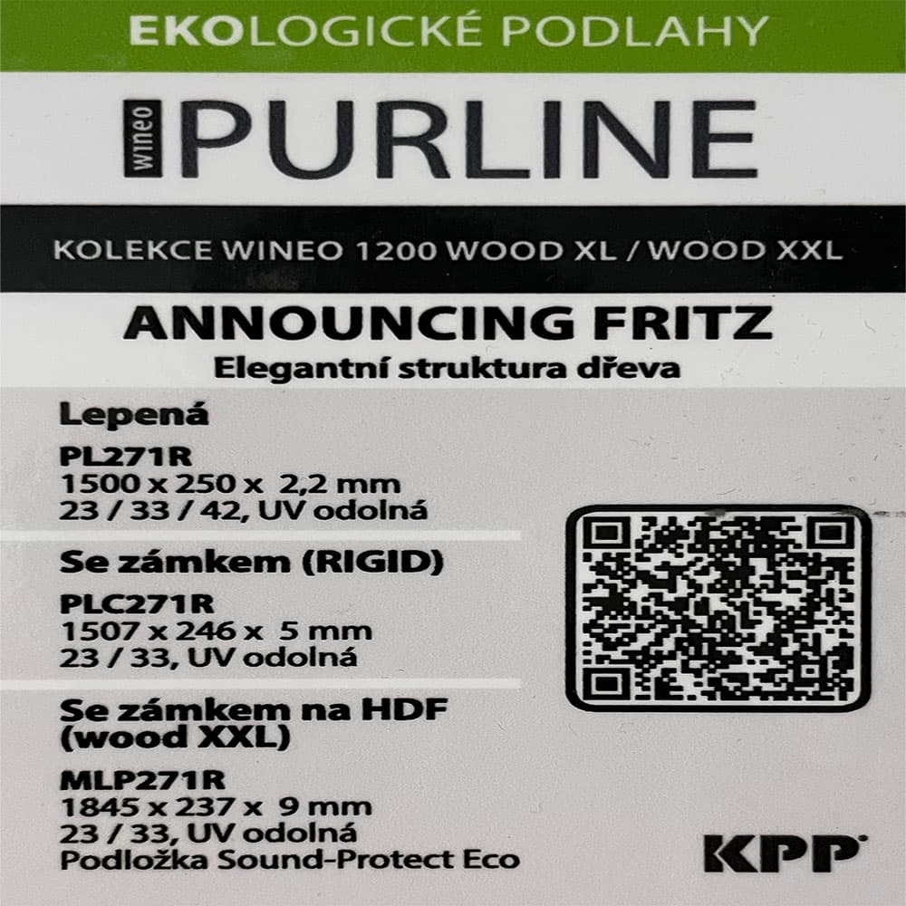 Wineo Purline 1200 wood XL - Announcing Fritz PLC271R - náhled 5